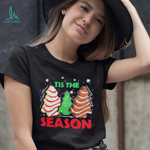 Tis’ The Season Christmas Tree Cakes Debbie Xmas Shirt