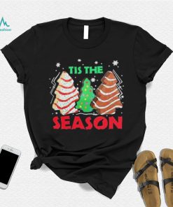 Tis’ The Season Christmas Tree Cakes Debbie Xmas Shirt