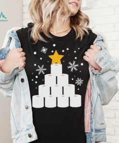 Toilet Paper Chrismas Tree Funny Shirt