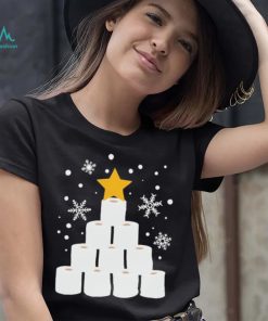 Toilet Paper Chrismas Tree Funny Shirt