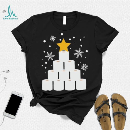 Toilet Paper Chrismas Tree Funny Shirt