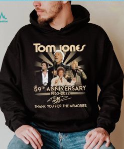 Tom Jones 59th anniversary 1963 2022 signature thank you for the memories t shirt