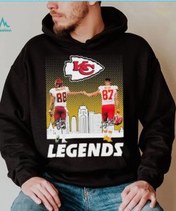 Tony Gonzalez And Patrick Travis Kelce Legends Kansas City Chiefs Signatures Shirt