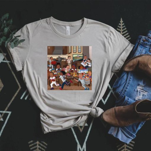 Top thanksgiving and football shirt