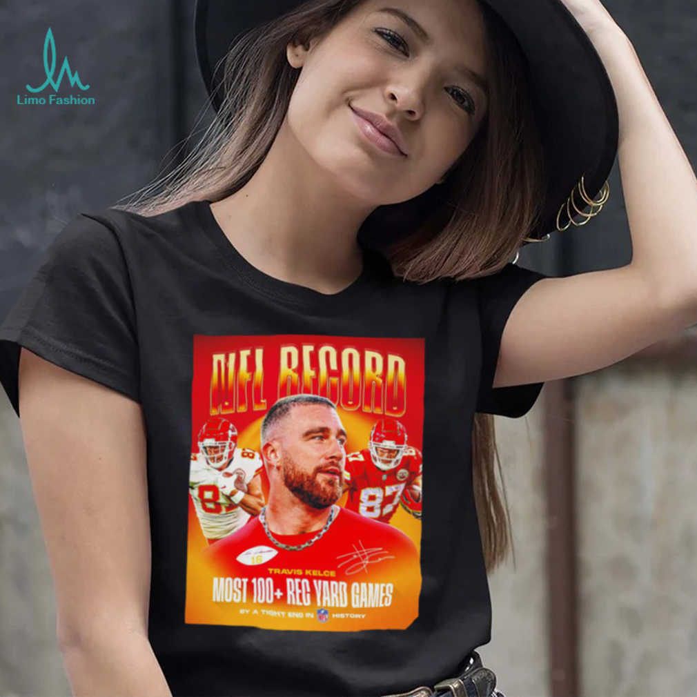 Travis Kelce Vintage Poster T-shirt