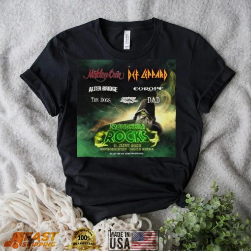 Trondheim Rocks 11 Juni 2023 Tour bryggeribyen Dahls Arena Shirt