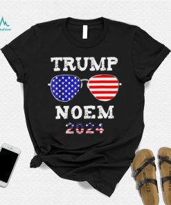 Trump Noem 2024 American flag shirt