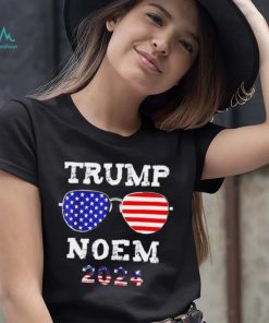 Trump Noem 2024 American flag shirt