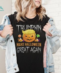Trumpkin Make Halloween Great Again Trump Hair Halloween Trumpkin T Shirt2