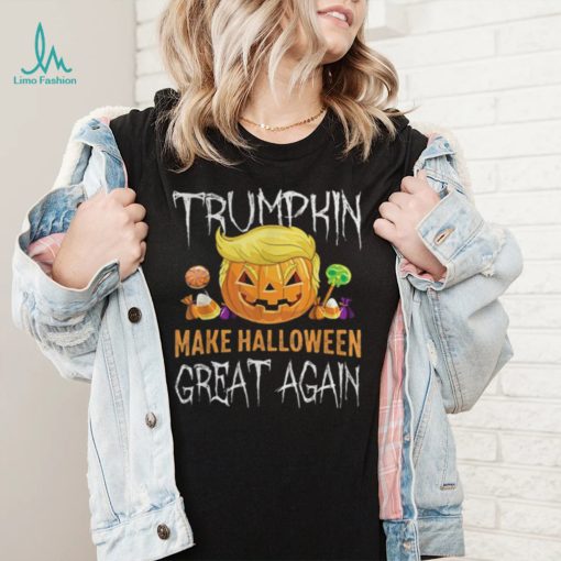 Trumpkin Make Halloween Great Again Trump Hair Halloween Trumpkin T Shirt