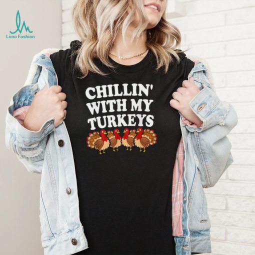 Turkeys Thanksgiving Pilgrim Holiday T Shirt