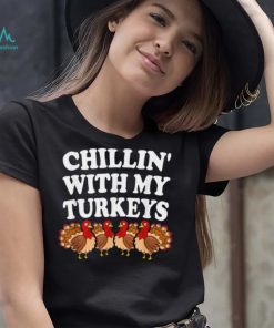 Turkeys Thanksgiving Pilgrim Holiday T Shirt