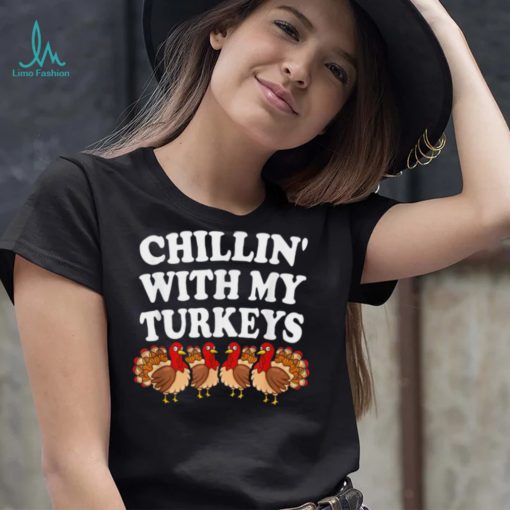 Turkeys Thanksgiving Pilgrim Holiday T Shirt