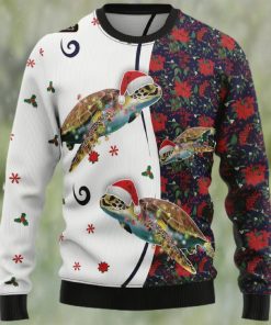 Turtle Christmas Light Ugly Christmas Sweater Sweatshirt