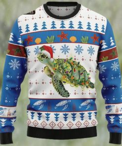 Turtle Xmas Ugly Christmas Sweater, Xmas Sweatshirt