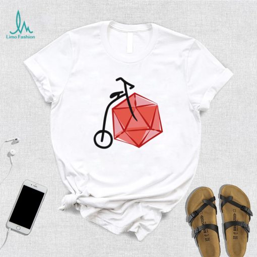 Twogether Studios Keith Baker D20 bike art shirt