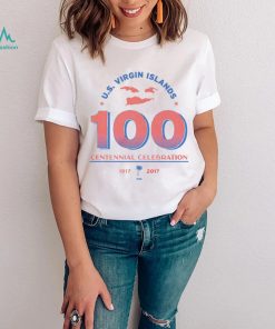 U.S. Virgin Islands 100 Centennial Celebration logo shirt