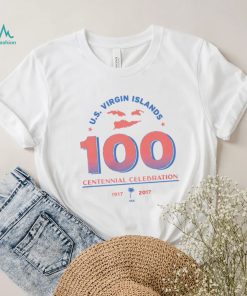 U.S. Virgin Islands 100 Centennial Celebration logo shirt