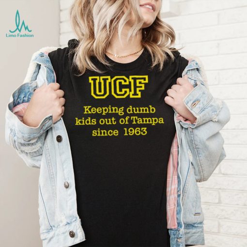 UCF keeping dumb kids out of Tampa 1963 retro shirt