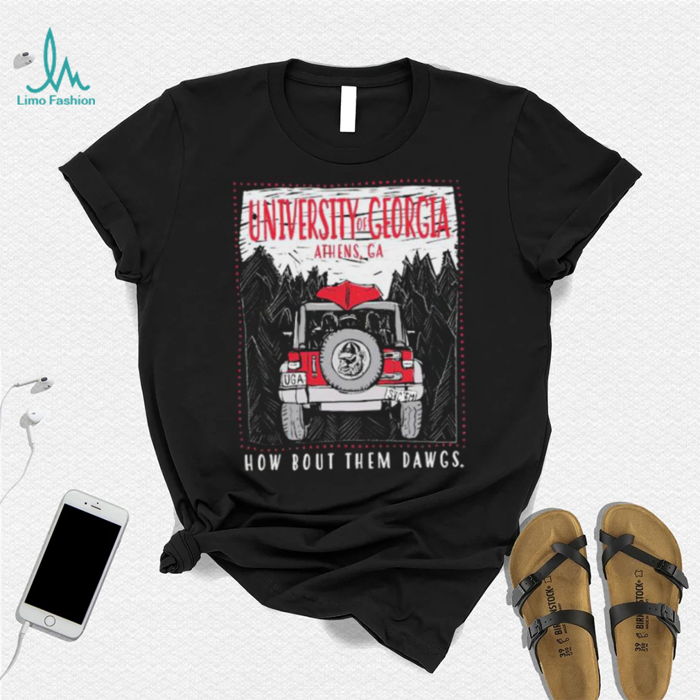 UGA Jeep How Bout Them Dawgs Shirt UGA Jeep How Bout Them Dawgs Shirt