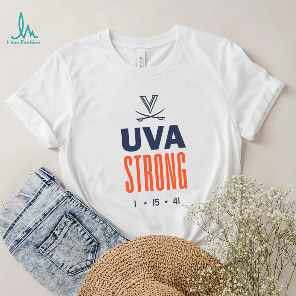 Uva Football Uva Strong 1 15 41 Tee Shirt Uva Football Uva Strong 1 15 41 Tee Shirt