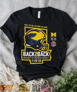 Valiant university of michigan football back to back shirt