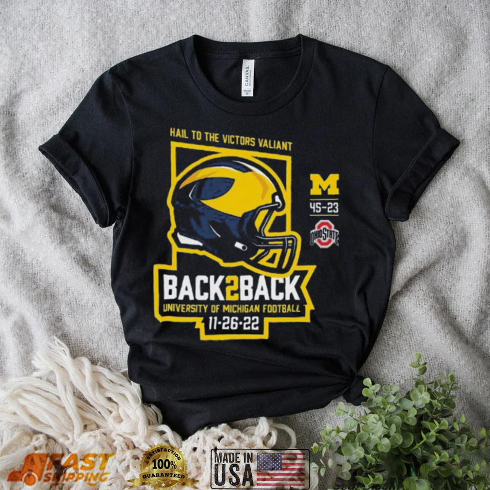 Valiant university of michigan football back to back shirt Valiant university of michigan football back to back shirt