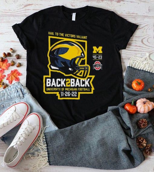 Valiant university of michigan football back to back shirt