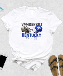 Vanderbilt 24 21 Kentucky football 2022 game day matchup final score shirt