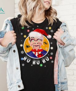 Ventriloquist Dummy In Santa Hat Christmas Shirt