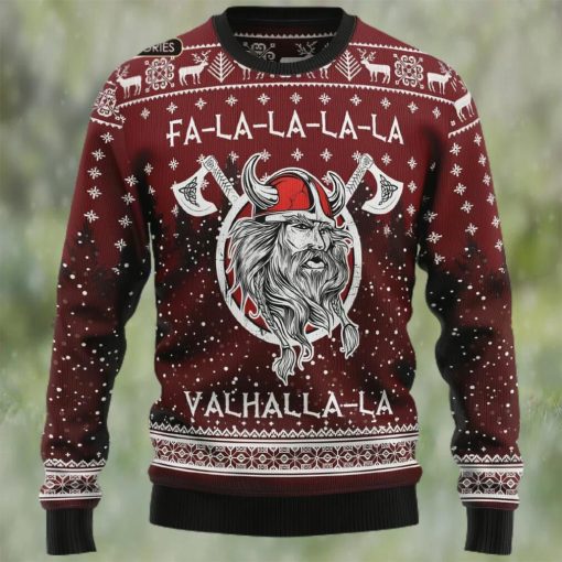 Vikings Fa La La La Ugly Christmas Sweater Sweatshirt