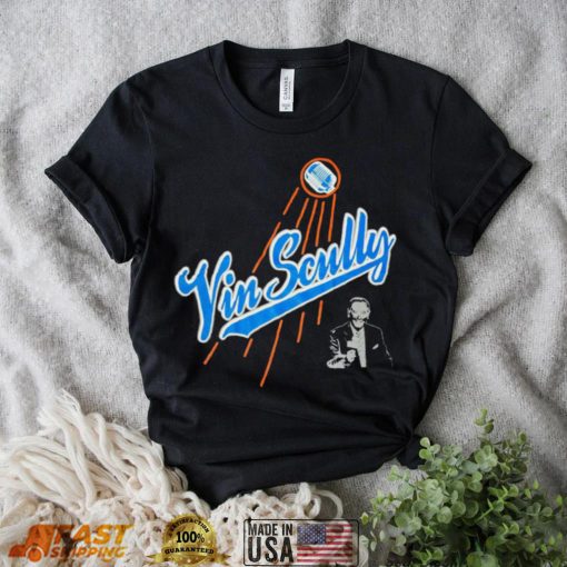 Vin Scully 2022 Los Angeles Dodgers Thank You T Shirt