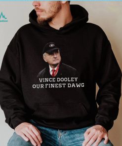 Vince Dooley our finest dawg Georgia Football coach t shirt