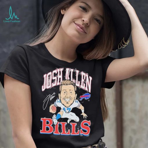 Vintage 17 Josh Allen Buffalo Bills Signature Shirt