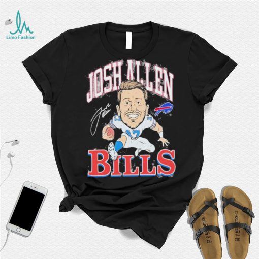 Vintage 17 Josh Allen Buffalo Bills Signature Shirt