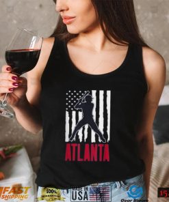 Vintage Atlanta American Flag Distressed Baseball T Shirt Vintage Atlanta Braves Sweatshirt1