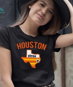 Vintage Houston Astros Baseball Team City Map Navy Sweatshirt