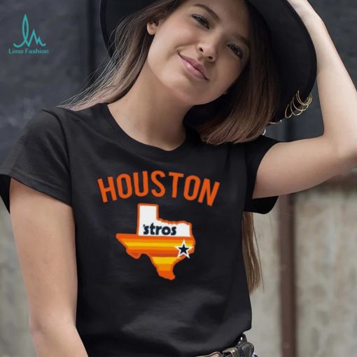Vintage Houston Astros Baseball Team City Map Navy Sweatshirt