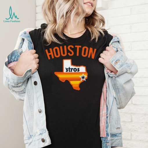 Vintage Houston Astros Baseball Team City Map Navy Sweatshirt