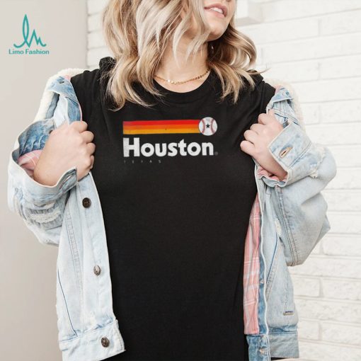Vintage Houston Love Baseball Strong Vintage Stripes 2022 Shirt