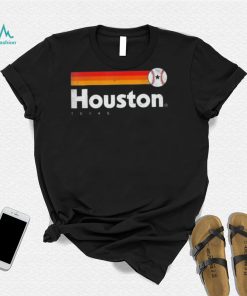 Vintage Houston Love Baseball Strong Vintage Stripes 2022 Shirt
