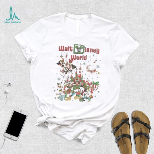 Walt disneyworld Christmas Christmas mickey and friends shirt