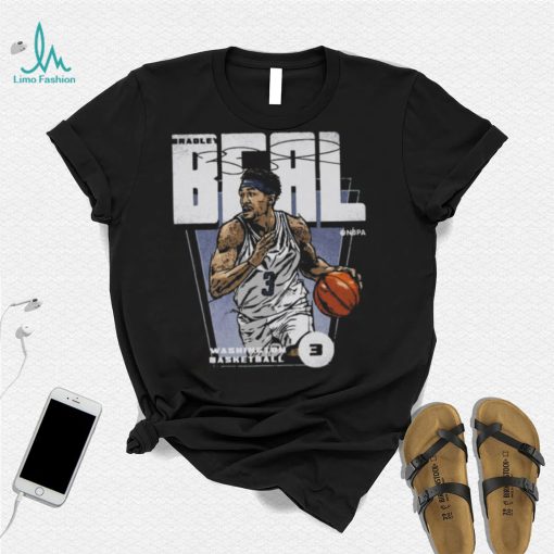 Washington Basketball Number 3 Bradley Beal Signatures 2022 Shirt