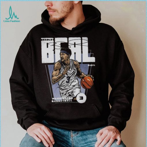 Washington Basketball Number 3 Bradley Beal Signatures 2022 Shirt