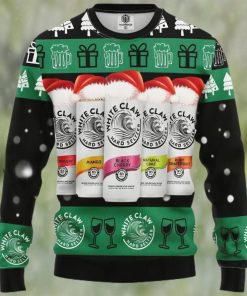 White Claw Beer Ugly Christmas Sweater, Faux Wool Sweater, Gifts For Beer Lovers, International Beer Day, Best Christmas Gifts For 2022 – Prinvity