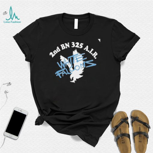 White Falcons 2nd BN 325 AIR logo shirt