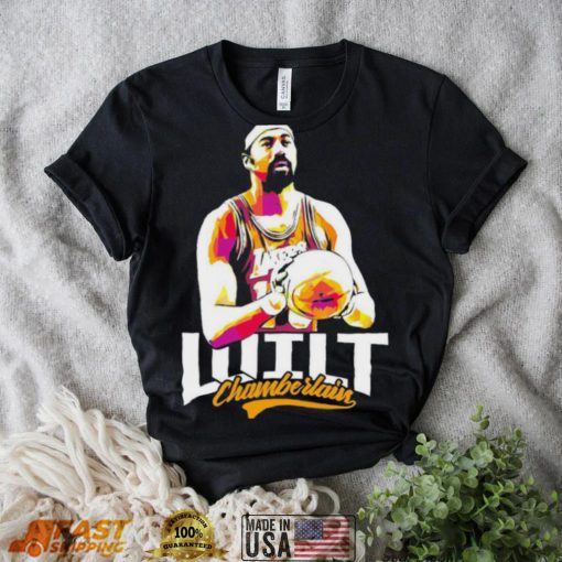 Wilt Chamberlain Los Angeles Lakers Basketball Shirt