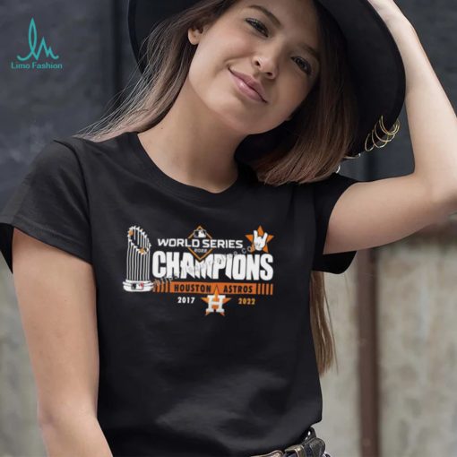 World Series Champions 2022 Houston Astros shirt 2X World Champs 2017, 2022