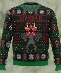 Xmas Demogorgon Stranger Krampus Stranger Things Ugly Christmas Sweater