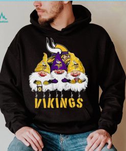 Xmas Mery Christmas Gnomies Minnesota Vikings Christmas New Design T Shirt